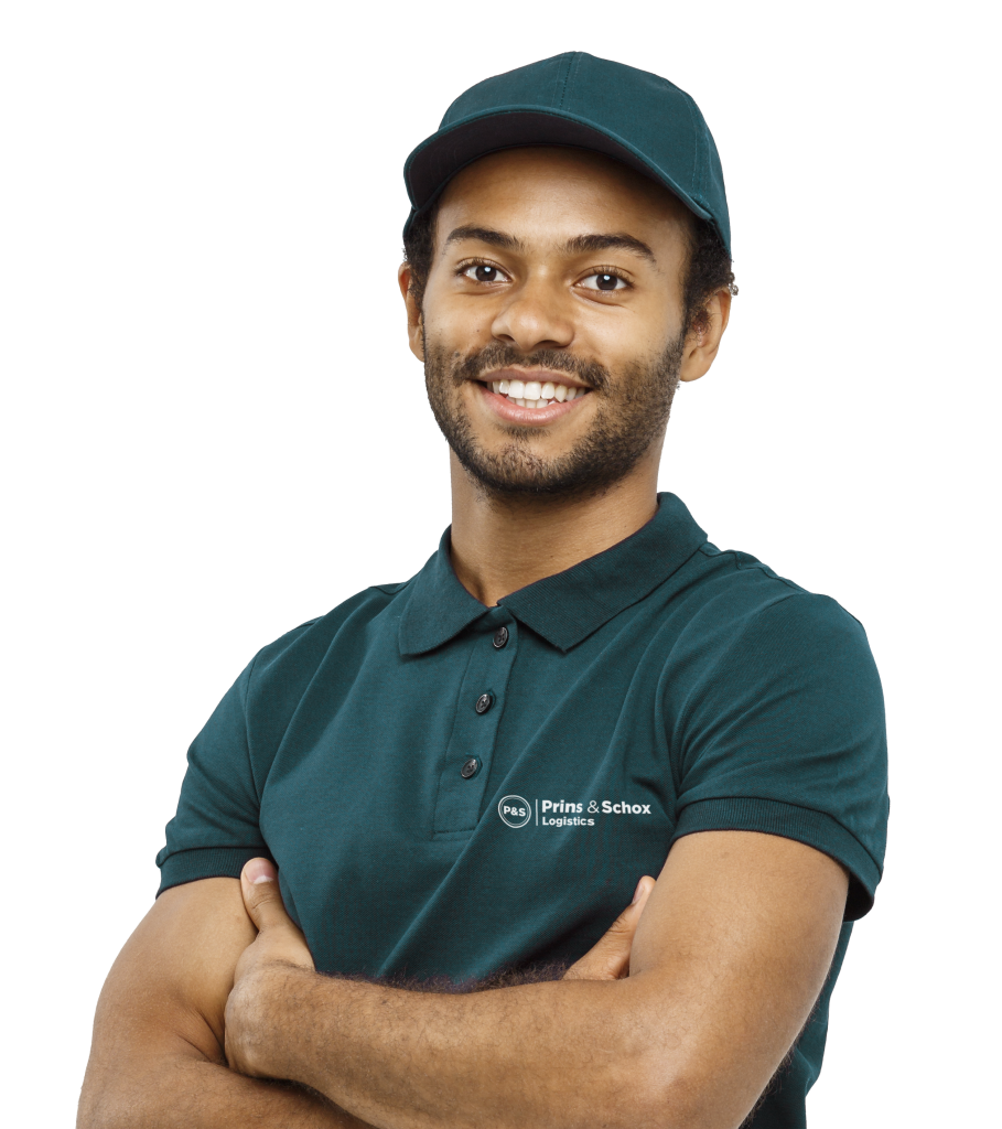delivery concept handsome african american delivery man isolated grey studio background copy space copy